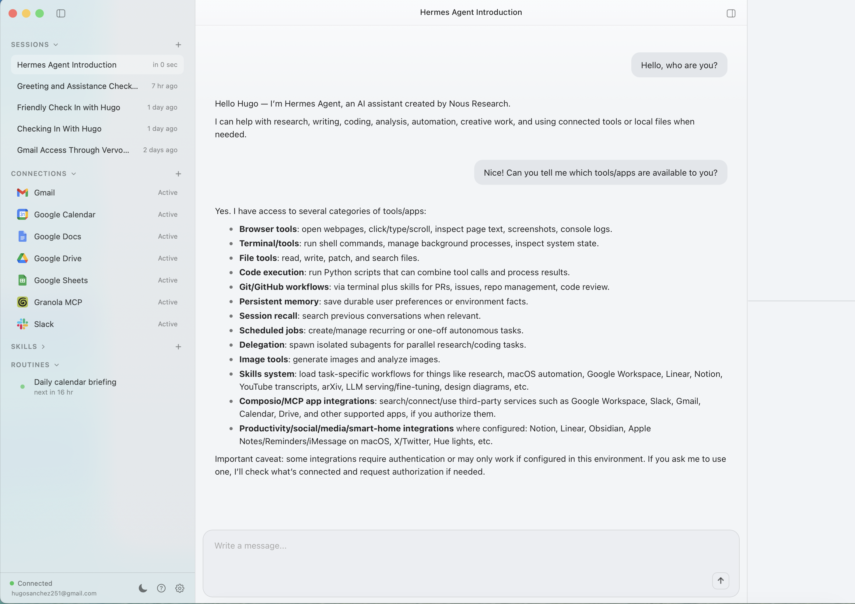 Verso running on macOS
